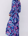 SYDNEY DRESS (BLUE/PINK) - Dress - Yakira Bella