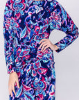 SYDNEY DRESS (BLUE/PINK) - Dress - Yakira Bella