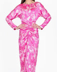 SYDNEY DRESS (PINK PATTERN) - Dress - Yakira Bella