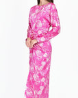 SYDNEY DRESS (PINK PATTERN) - Dress - Yakira Bella