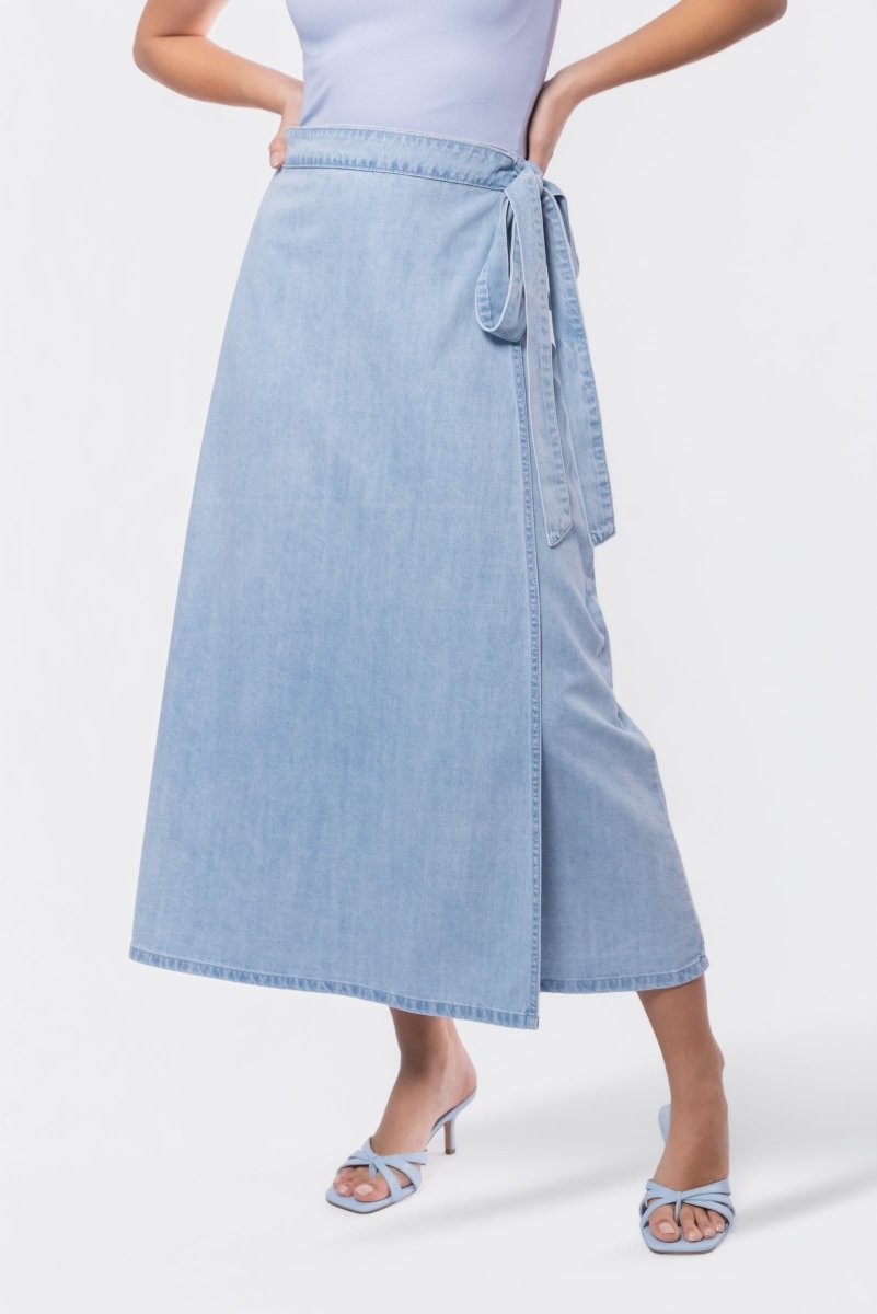 Sydney Skirt (Light Blue) - Skirt - Yakira Bella