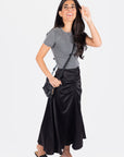 SYLVIE SKIRT (BLACK SOLID) - Skirt - Yakira Bella