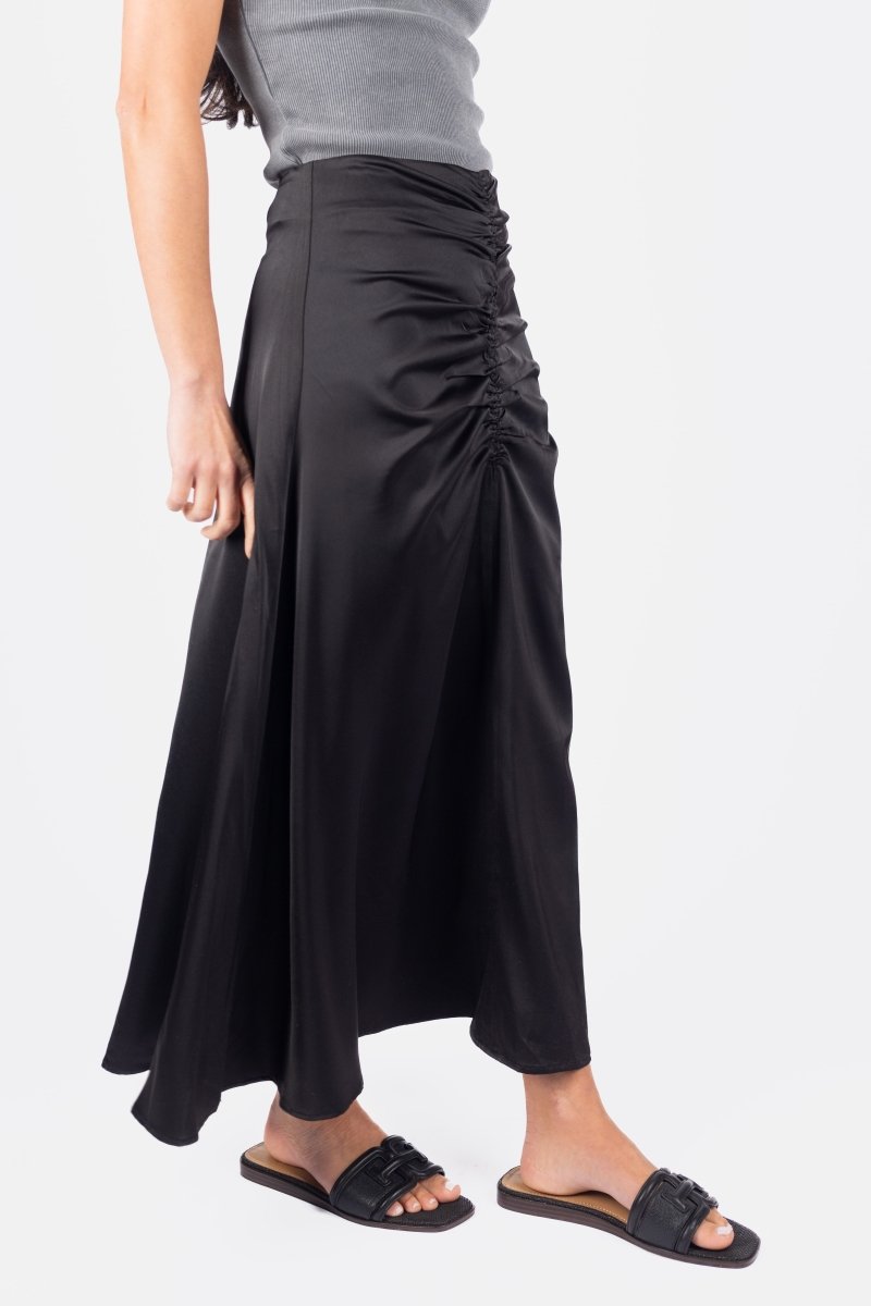 SYLVIE SKIRT (BLACK SOLID) - Skirt - Yakira Bella