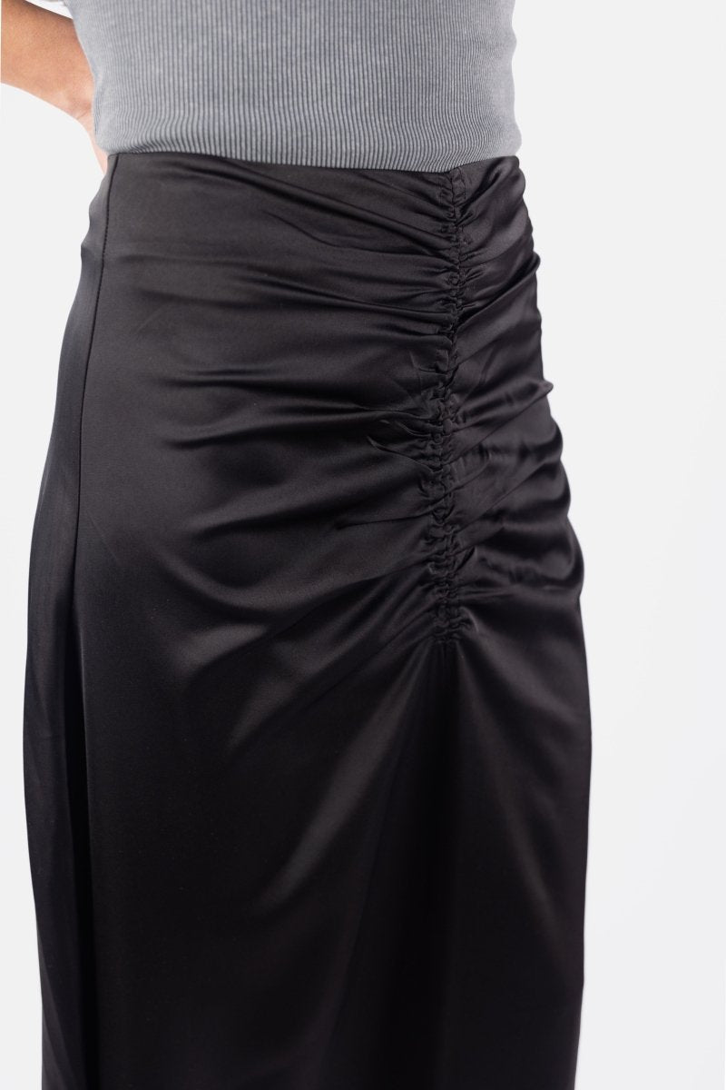 SYLVIE SKIRT (BLACK SOLID) - Skirt - Yakira Bella