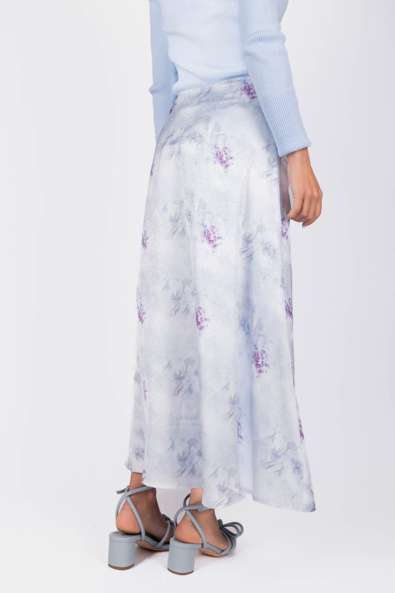 SYLVIE SKIRT (BLUE/GREY) - Skirt - Yakira Bella