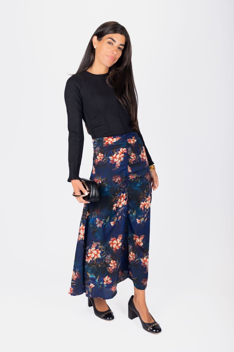 Sylvie Skirt (Blue/Red) - Skirt - Yakira Bella