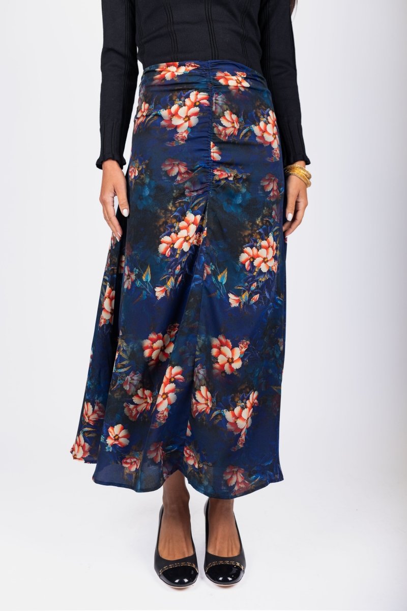 Sylvie Skirt (Blue/Red) - Skirt - Yakira Bella