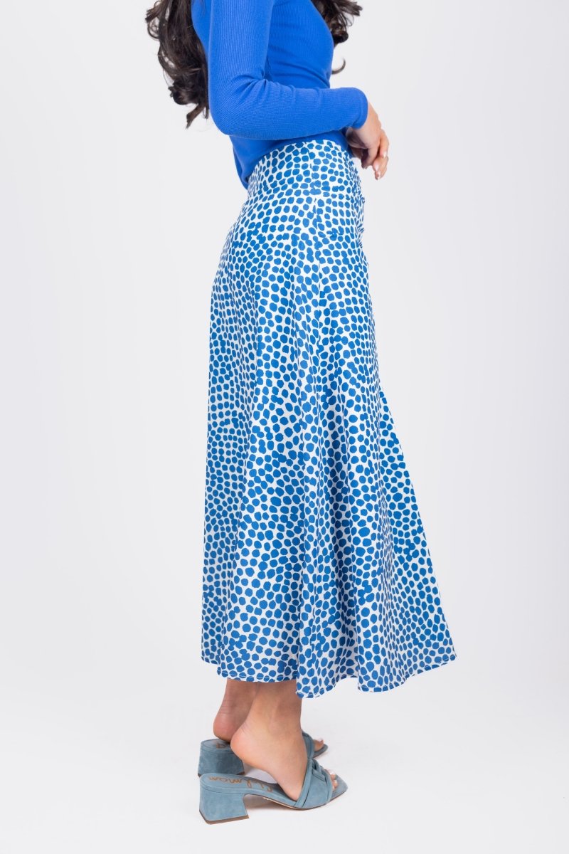 SYLVIE SKIRT (BLUE/WHITE) - Skirt - Yakira Bella