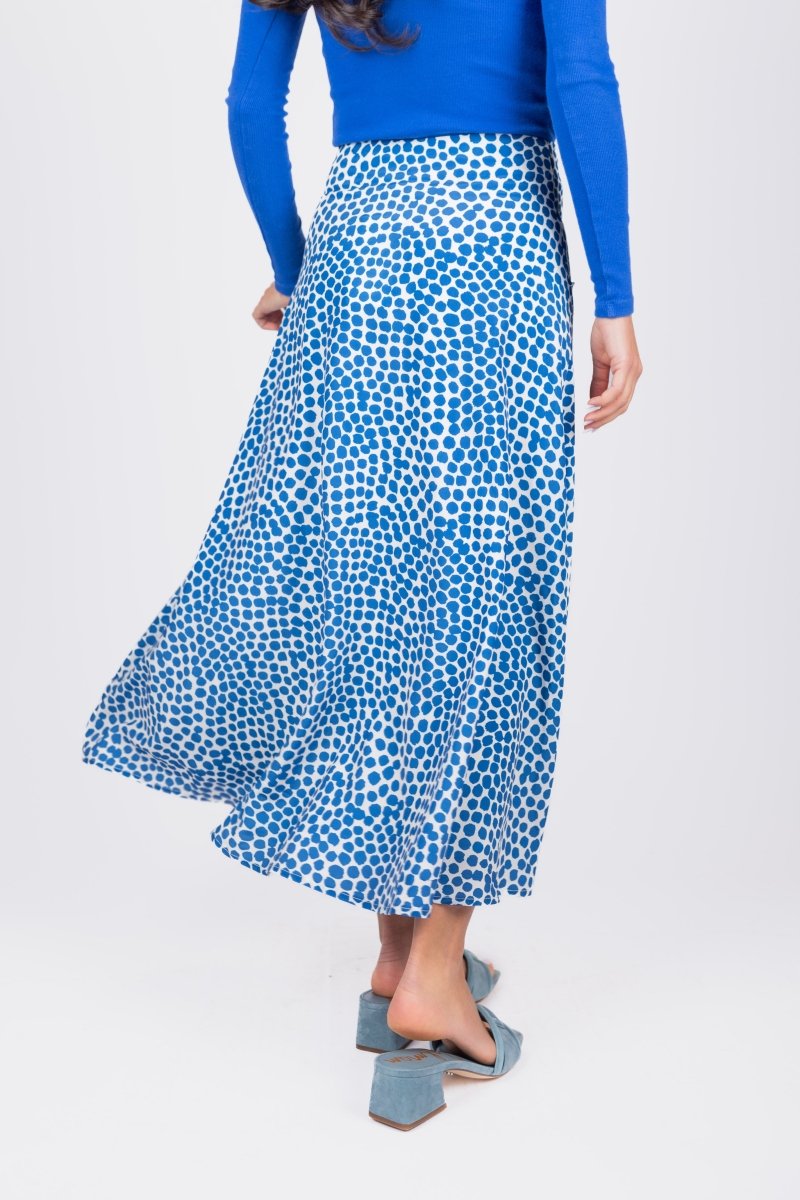 SYLVIE SKIRT (BLUE/WHITE) - Skirt - Yakira Bella