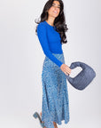 SYLVIE SKIRT (BLUE/WHITE) - Skirt - Yakira Bella