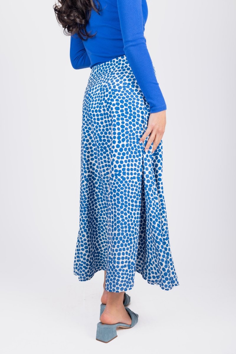 SYLVIE SKIRT (BLUE/WHITE) - Skirt - Yakira Bella