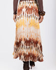 Sylvie Skirt (Brown Multi) - Skirt - Yakira Bella
