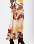 Sylvie Skirt (Brown Multi) - Skirt - Yakira Bella