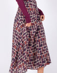 SYLVIE SKIRT (BURGUNDY) - Skirt - Yakira Bella