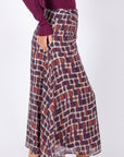 SYLVIE SKIRT (BURGUNDY) - Skirt - Yakira Bella