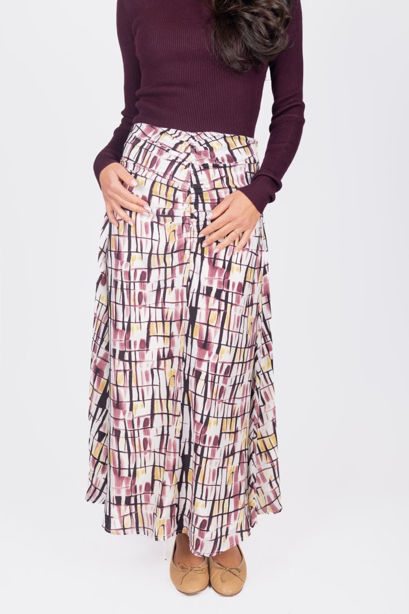 SYLVIE SKIRT (IVORY/BLACK) - Skirt - Yakira Bella