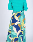 SYLVIE SKIRT (NAVY PATTERN) - Skirt - Yakira Bella