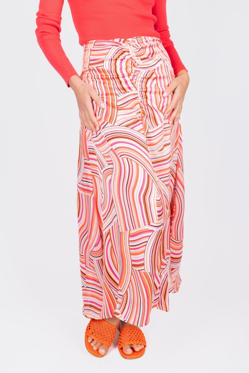 SYLVIE SKIRT (GREEN PATTERN)