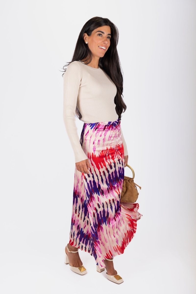 Sylvie Skirt (Purple Multi) - Skirt - Yakira Bella