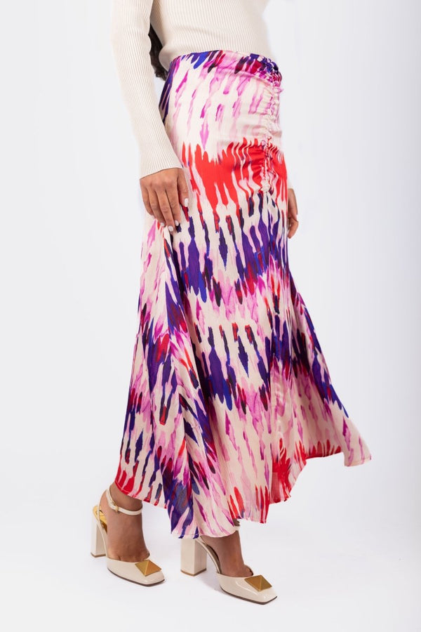 Sylvie Skirt (Purple Multi) - Skirt - Yakira Bella
