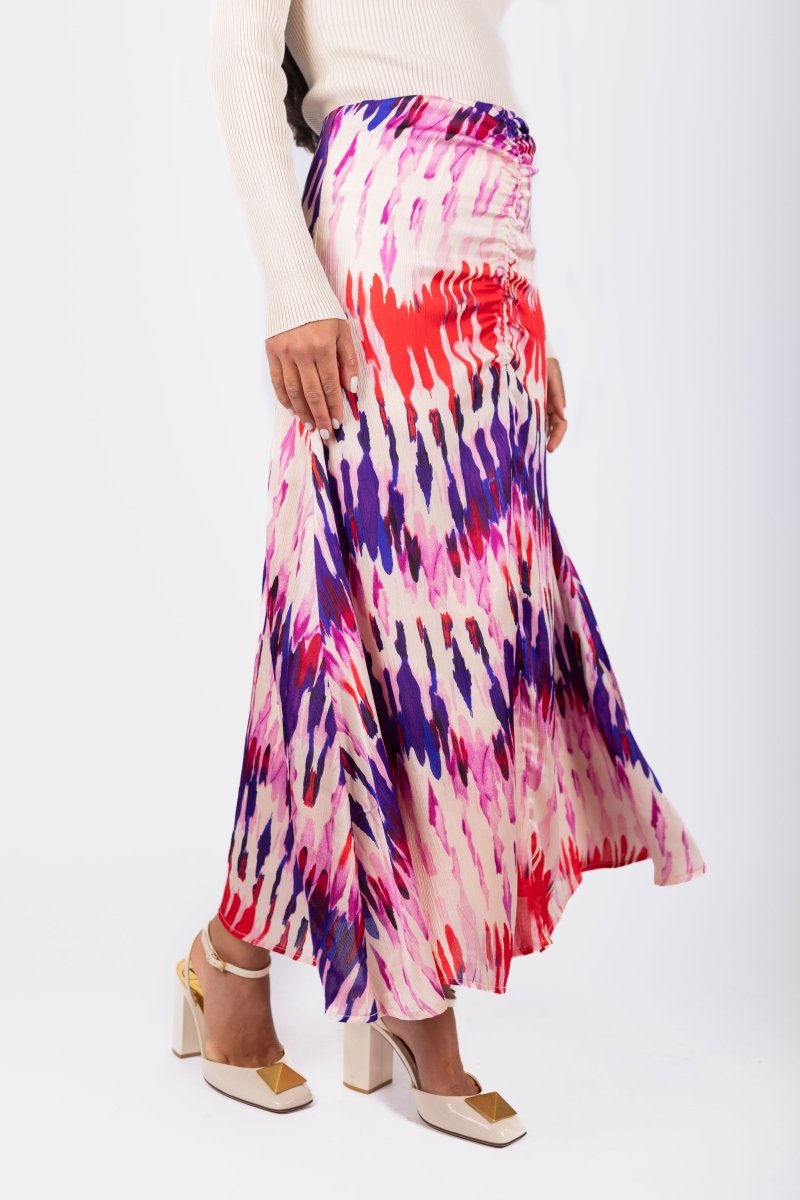 Sylvie Skirt (Purple Multi) - Skirt - Yakira Bella