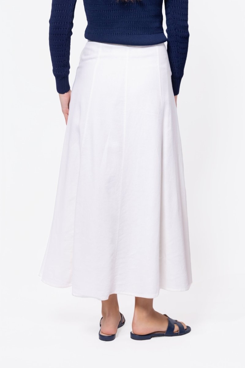 Talia Skirt (White) - Skirt - Yakira Bella