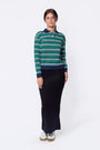 Tamara Top (Green Navy) - Top - Yakira Bella