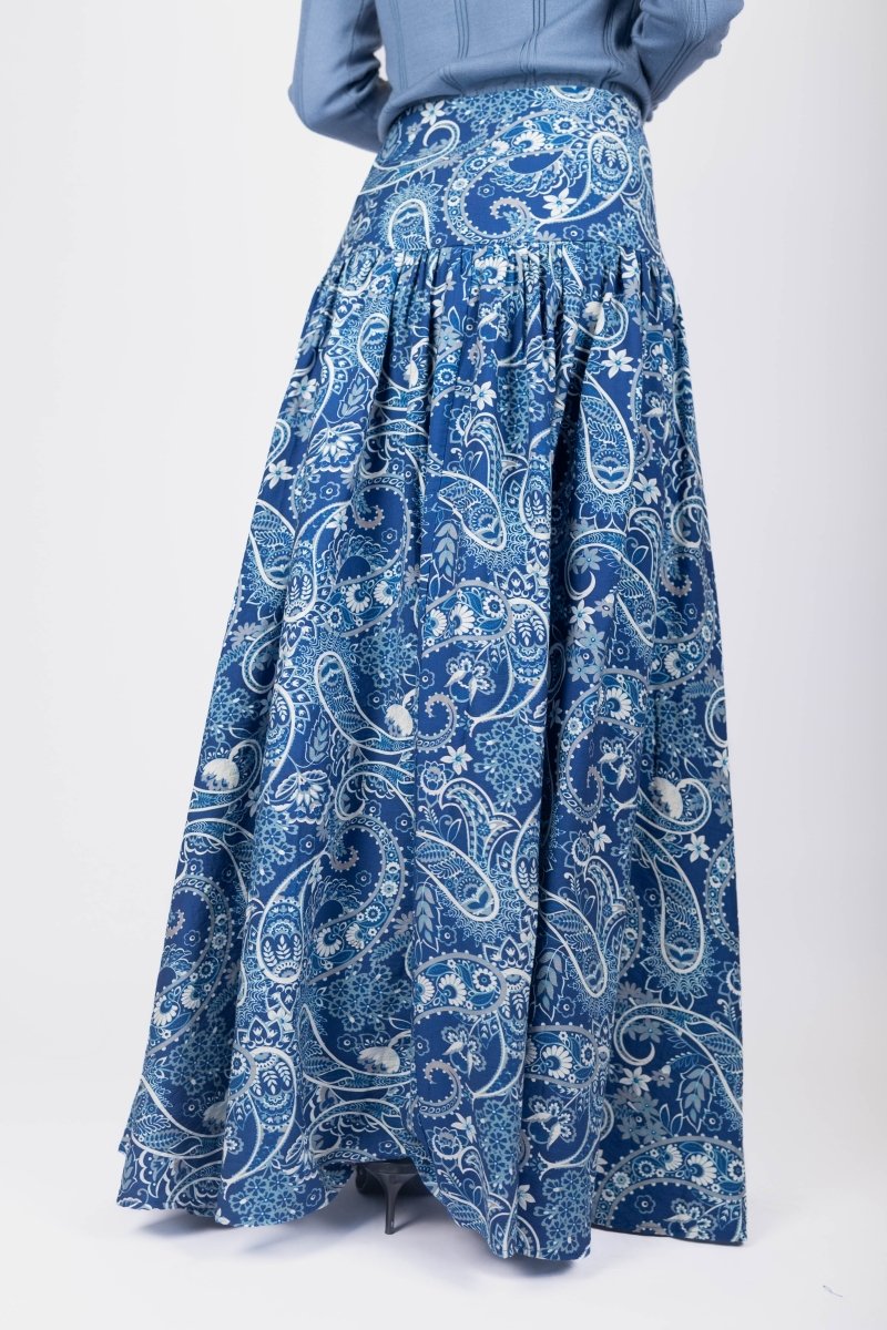 Tansy Skirt (Blue) - Skirt - Yakira Bella