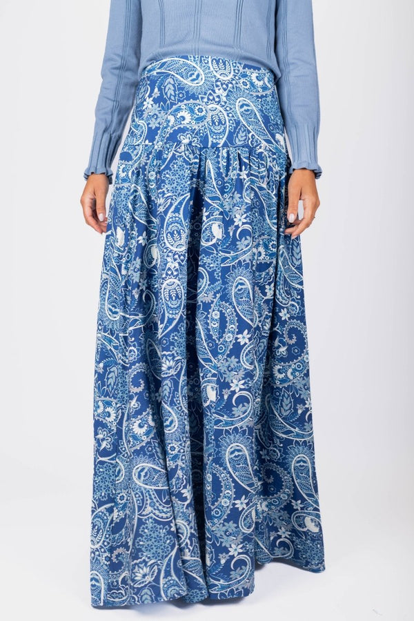 Tansy Skirt (Blue) - Skirt - Yakira Bella