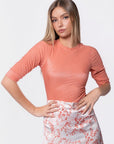 Tara Top (Coral) - Top - Yakira Bella