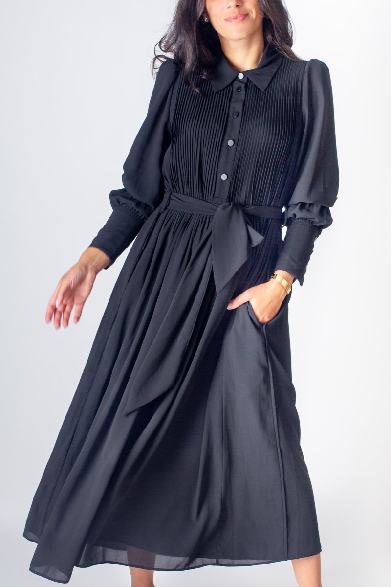 TARS DRESS (BLACK) - Dress - Yakira Bella