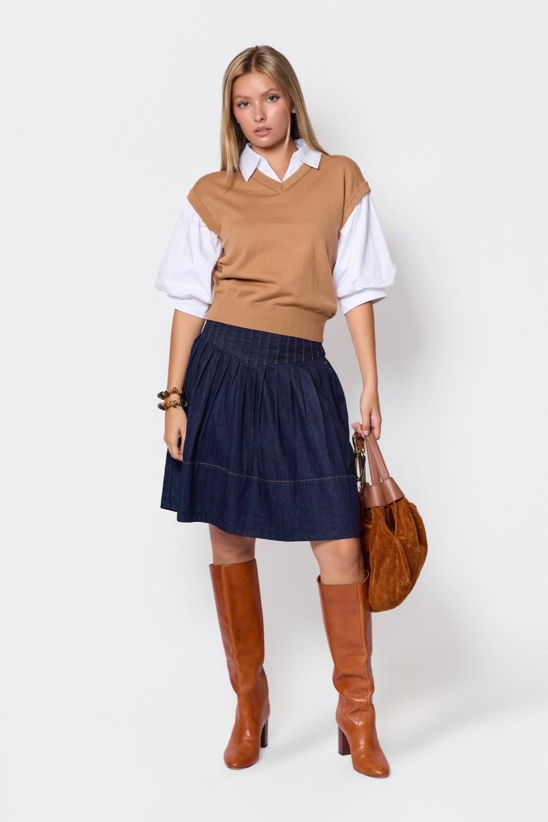 Tate Top (Khaki) - Top - Yakira Bella