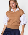 Tate Top (Khaki) - Top - Yakira Bella