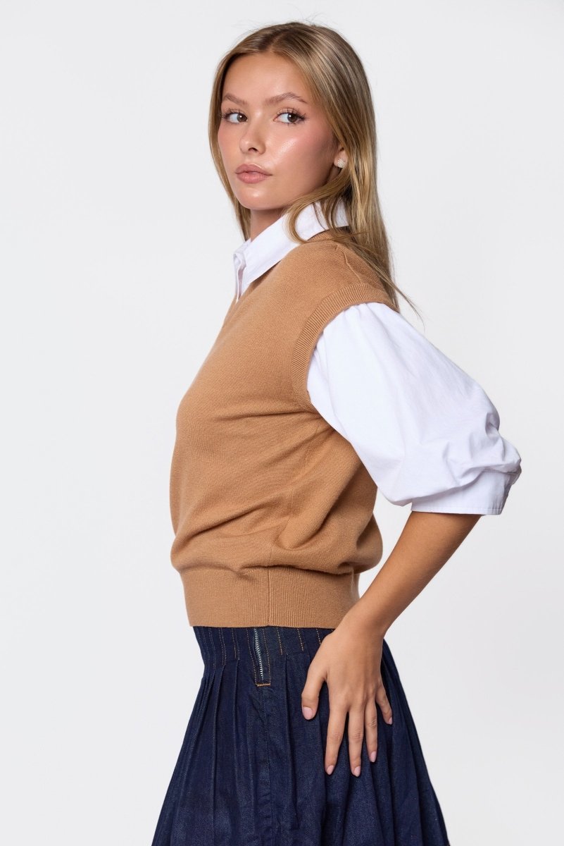 Tate Top (Khaki) - Top - Yakira Bella