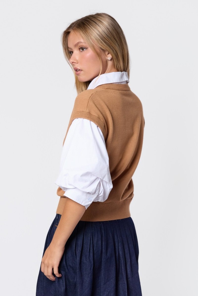 Tate Top (Khaki) - Top - Yakira Bella