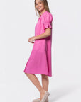 Taya Dress 41" (Pink) - Dress - Yakira Bella