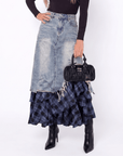 Tayla Skirt (Blue) - Skirt - Yakira Bella