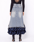 Tayla Skirt (Blue) - Skirt - Yakira Bella