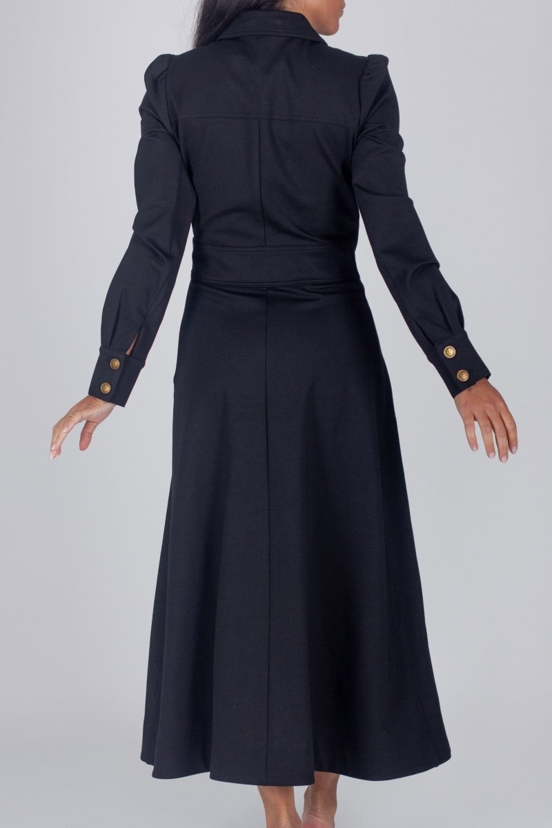 TAYLOR DRESS (BLACK) - Dress - Yakira Bella