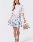 Tessa Skirt (Teal/White) - Skirt - Yakira Bella