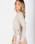 Tilly Top (Beige) - Top - Yakira Bella