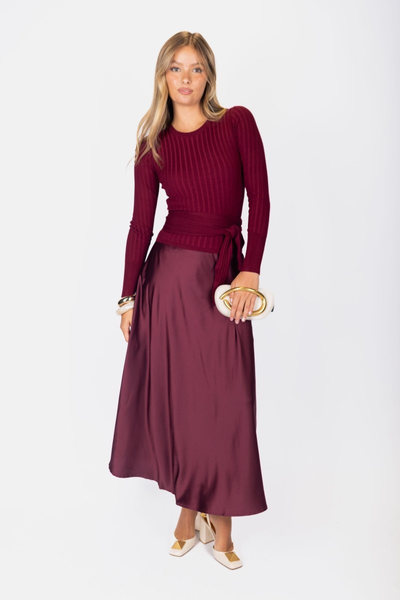 Tilly Top (Wine) - Top - Yakira Bella