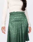 TINA SKIRT 20" (GREEN) - Skirt - Yakira Bella