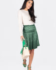 TINA SKIRT 20" (GREEN) - Skirt - Yakira Bella