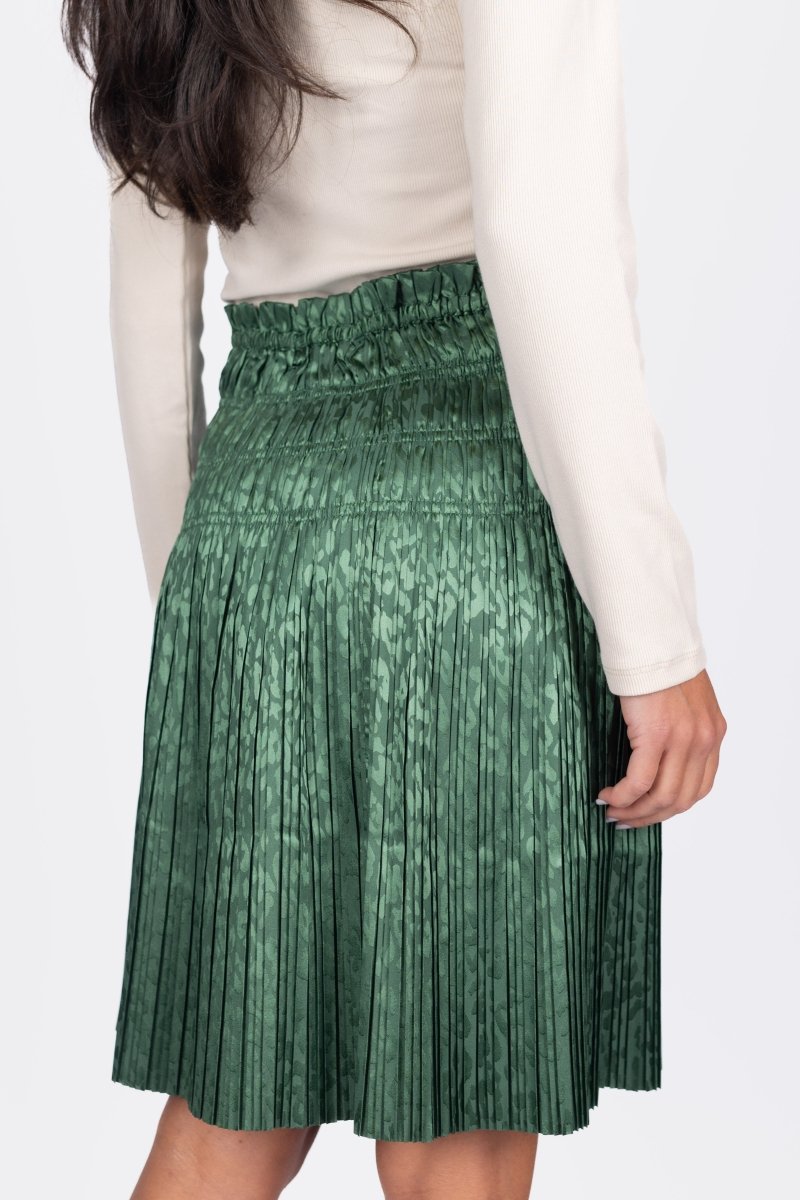 TINA SKIRT 20&quot; (GREEN) - Skirt - Yakira Bella