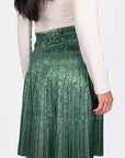 TINA SKIRT 20" (GREEN) - Skirt - Yakira Bella