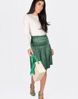 TINA SKIRT 20" (GREEN) - Skirt - Yakira Bella