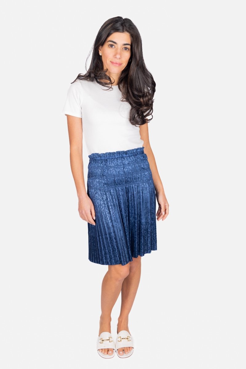 TINA SKIRT 20" (NAVY) - Skirt - Yakira Bella