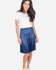 TINA SKIRT 20" (NAVY) - Skirt - Yakira Bella