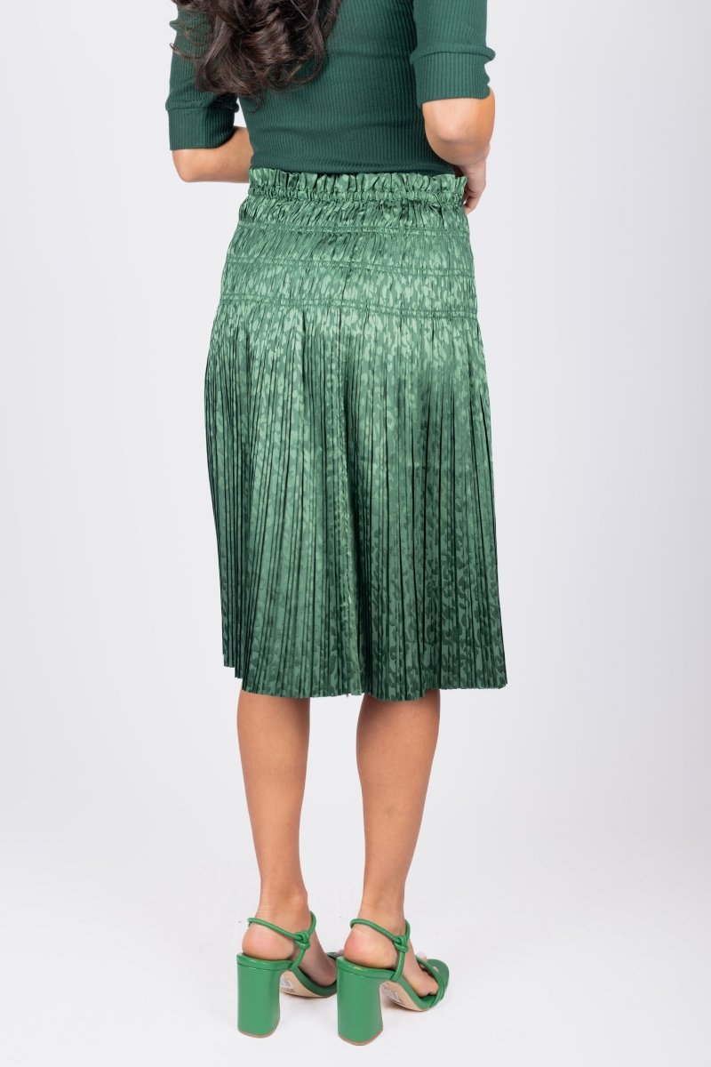 TINA SKIRT 23&quot; (GREEN) - Skirt - Yakira Bella